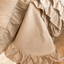GobekUsa Cake Layers Cotton Duvet Set: Ruffles, Bedspread, Sheet, Pillowcases
