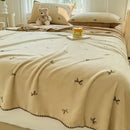 GobekUsa Cozy Coral Fleece Blanket: Perfect for Dorm, Home, or Sofa