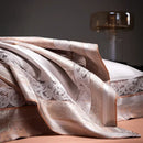 GobekUsa Damask Jacquard Egyptian Cotton Luxury Bedding Set