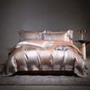 GobekUsa Damask Jacquard Egyptian Cotton Luxury Bedding Set