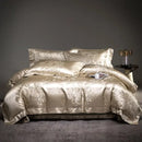 GobekUsa Damask Jacquard Egyptian Cotton Luxury Bedding Set