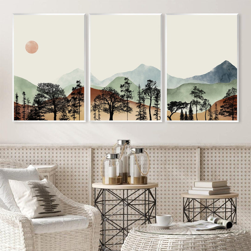 Beige Skies Canvas