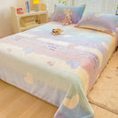 GobekUsa Cartoon Flannel Blanket: Cozy All-Season Sofa Cover & Bed Sheet