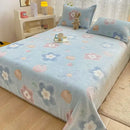 GobekUsa Cartoon Flannel Blanket: Cozy All-Season Sofa Cover & Bed Sheet