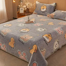 GobekUsa Cartoon Flannel Blanket: Cozy All-Season Sofa Cover & Bed Sheet
