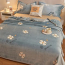 GobekUsa Cartoon Flannel Blanket: Cozy All-Season Sofa Cover & Bed Sheet