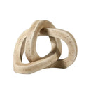 GobekUsa Geometric Interlocking Loop Knot Resin Art Ring Figurine