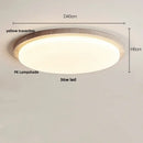 GobekUsa LED Ceiling Light Fixture Yellow Stone White PE Shade Plafond Lamp