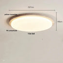 GobekUsa LED Ceiling Light Fixture Yellow Stone White PE Shade Plafond Lamp