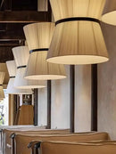 GobekUsa Cocoon Cloth Chandelier: Japanese Pendant Lamp for Home Kitchen Decor