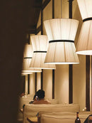 GobekUsa Cocoon Cloth Chandelier: Japanese Pendant Lamp for Home Kitchen Decor