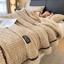 GobekUsa Cozy Fluffy Fleece Blanket for Autumn Winter, Soft Warm Maternal Child Bed Sofa Cover
