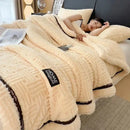 GobekUsa Cozy Fluffy Fleece Blanket for Autumn Winter, Soft Warm Maternal Child Bed Sofa Cover