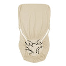 Beige textured jacquard elastic seat covers dining room chair decor by Decorbites