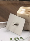 GobekUsa Double Decker Jewelry Organizer with Natural Stone, 2 in 1 Floss Box & Bathroom Ornament