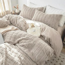 GobekUsa Cozy Rabbit Velvet Queen Bedding Set for Autumn/Winter
