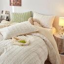 GobekUsa Cozy Rabbit Velvet Queen Bedding Set for Autumn/Winter