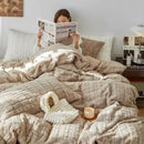 GobekUsa Cozy Rabbit Velvet Queen Bedding Set for Autumn/Winter