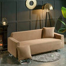 GobekUsa 3D Quilted Sofa Cover: Soft Cozy Stretch Spandex Couch Slipcover