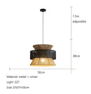 GobekUsa Handmade Hemp Rope Chandelier Pendant Light for Restaurant and Cafe
