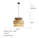 GobekUsa Handmade Hemp Rope Chandelier Pendant Light for Restaurant and Cafe