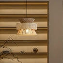 GobekUsa Handmade Hemp Rope Chandelier Pendant Light for Restaurant and Cafe
