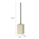 GobekUsa Beige Travertine Marble Bathroom Accessories Set - Soap Dispenser, Soap Dish, Reed Diffuser