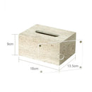 GobekUsa Beige Travertine Marble Bathroom Accessories Set - Soap Dispenser, Soap Dish, Reed Diffuser