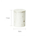 GobekUsa Beige Travertine Marble Bathroom Set - Soap Dispenser Toothbrush Holder Tissue Box