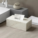 GobekUsa Beige Travertine Marble Bathroom Set - Soap Dispenser Toothbrush Holder Tissue Box
