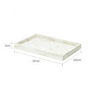GobekUsa Beige Travertine Marble Bathroom Set - Soap Dispenser Toothbrush Holder Tissue Box