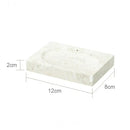 GobekUsa Beige Travertine Marble Bathroom Set - Soap Dispenser Toothbrush Holder Tissue Box