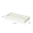 GobekUsa Beige Travertine Marble Bathroom Set - Soap Dispenser Toothbrush Holder Tissue Box