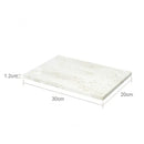 GobekUsa Beige Travertine Marble Bathroom Set - Soap Dispenser Toothbrush Holder Tissue Box