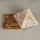 GobekUsa Beige Travertine Marble Mubkhar Bakhoor Incense Holder Oud Burner