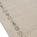 Hand Loomed Beige Wool Area Rug with Tribal Border Authentic Pattern by The Rug Decor