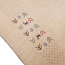 Beige Wool Area Rug Tribal Center Medallion - Hand Loomed Design by The Rug Decor
