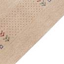 Beige Wool Area Rug Tribal Center Medallion - Hand Loomed Design by The Rug Decor