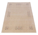 Beige Wool Area Rug Tribal Center Medallion - Hand Loomed Design by The Rug Decor