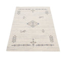 Beige Wool Area Rug - Hand Loomed Tribal Center Medallion Medium by The Rug Decor