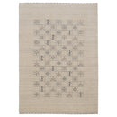 Beige Tribal Design Hand Loomed Wool Area Rug