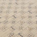 Wool Area Rug Hand Loomed with Authentic Beige Tribal Design by The Rug Decor
