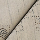 Wool Area Rug Hand Loomed with Authentic Beige Tribal Design by The Rug Decor