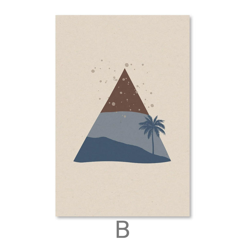 Beige Tropics Canvas