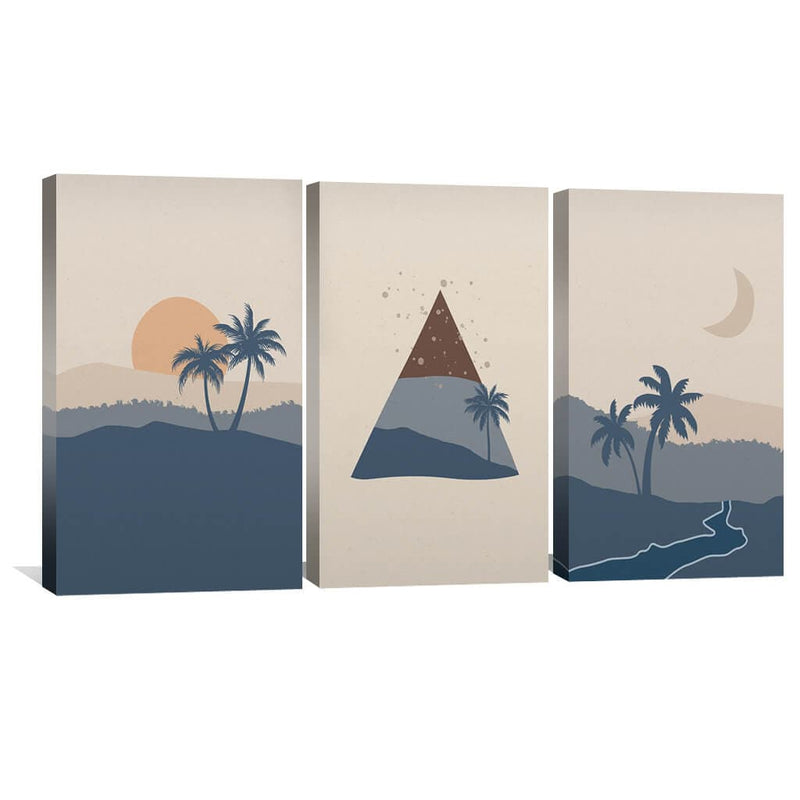 Beige Tropics Canvas