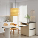 GobekUsa Cube Rice Paper Pendant Lamp for Living Room Bedroom Cafe