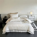 GobekUsa Hot Diamond Lace Egyptian Cotton Bedding Set: Sheet, Pillowcase, Duvet Cover, Full-Queen-King Size