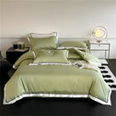 GobekUsa Hot Diamond Lace Egyptian Cotton Bedding Set: Sheet, Pillowcase, Duvet Cover, Full-Queen-King Size