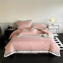 GobekUsa Hot Diamond Lace Egyptian Cotton Bedding Set: Sheet, Pillowcase, Duvet Cover, Full-Queen-King Size