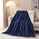 GobekUsa Cozy Sherpa Twin Blanket - Reversible Fleece and Velvet Plush Warm Winter Bed Throw